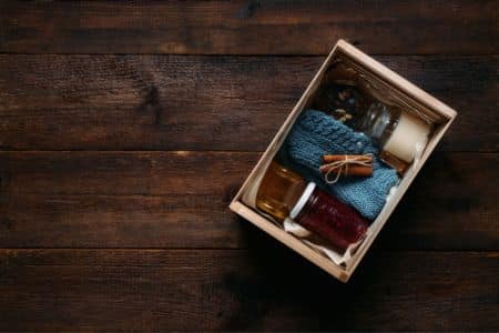 curated subscription box with handpicked products and packaging